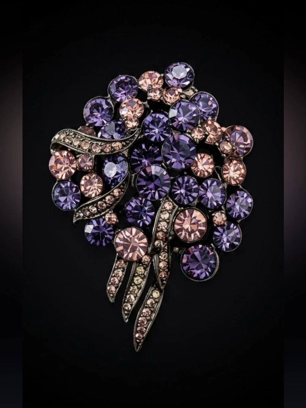 #267 Joan Rivers Classics Collection Flower Bouquet Brooch